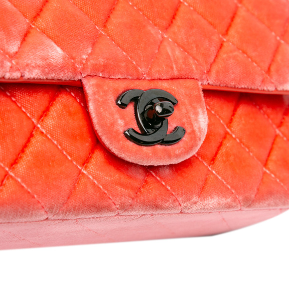 Pre-Loved Chanel Mini Rectangular Classic Velvet Single Flap - Picture 9 of 12